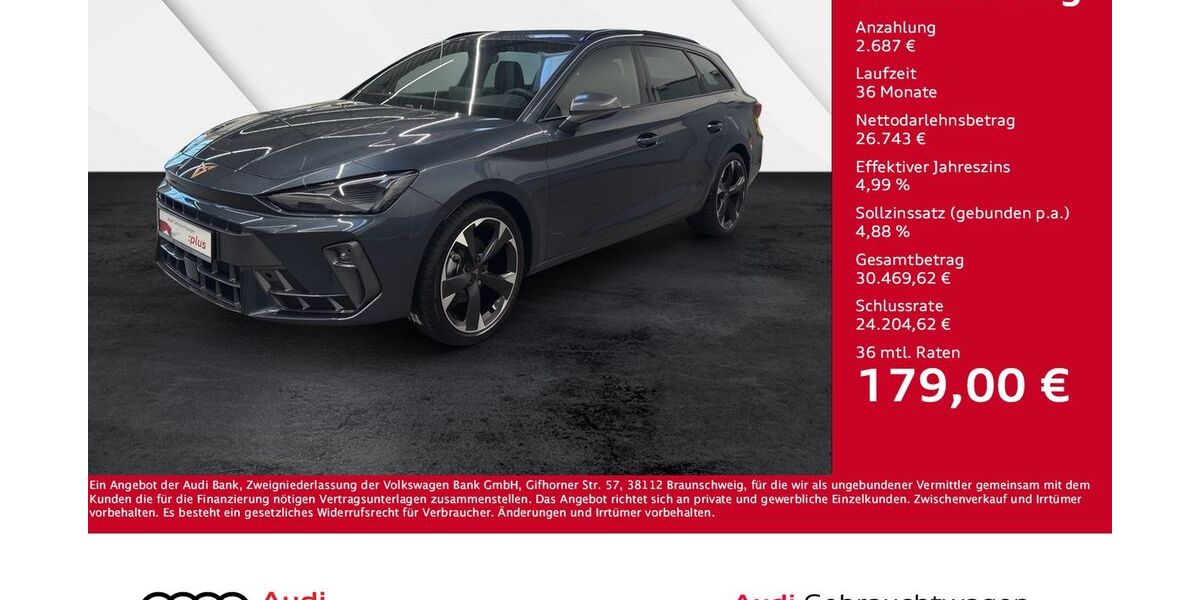 Cupra Leon 11.150 km 29.430 &euro; Giessen 35394
