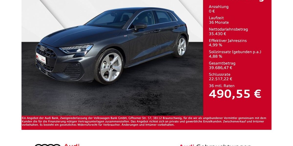 Audi A3 9.350 km 35.430 &euro; Giessen 35394