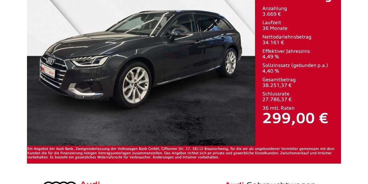 Audi A4 20.510 km 36.930 &euro; Giessen 35394